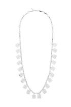 Topshop Long Cube Station Necklace