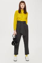Topshop Tall Checked Belted Mensy Pants