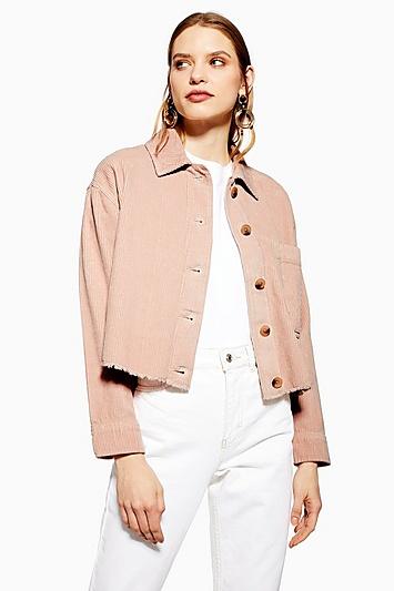 Topshop Corduroy Shacket