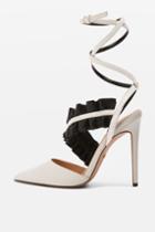 Topshop Grill Frill Court Heel Shoes