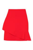 Topshop Wave Front Mini Skirt