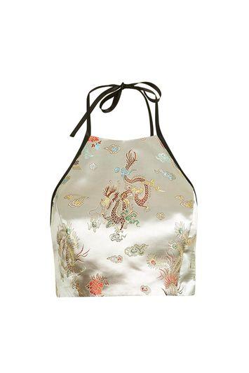 Topshop Oriental Halter Top By Topshop Finds