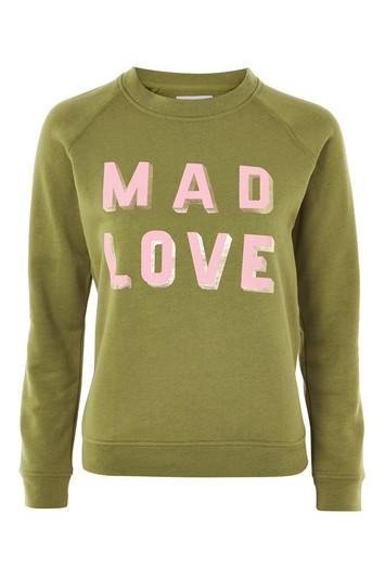 Topshop *mad Love Sweat Top By Blake Seven