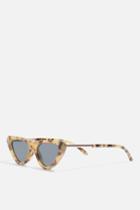 Topshop Pointy Polly Frame Sunglasses