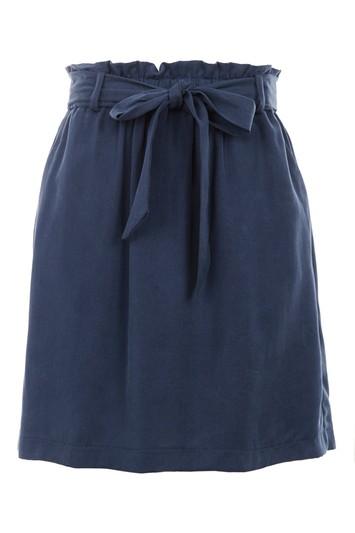 Topshop Petite Paperbag Tie Mini Skirt