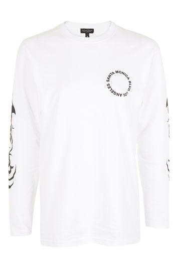 Topshop Tattoo Arm Graphic T-shirt