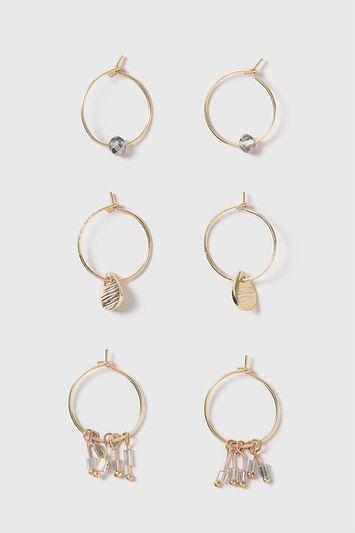Topshop Mini Hoop Earring Pack