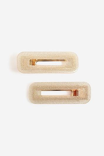 Topshop *glitter Resin Hair Clips