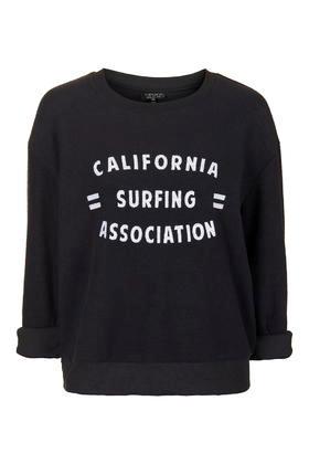 Topshop California Brushed Sweatshirt