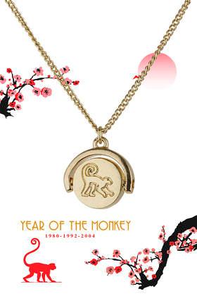 Topshop Year Of The Monkey Ditsy Necklace