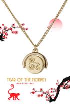 Topshop Year Of The Monkey Ditsy Necklace