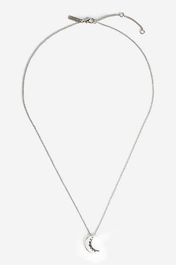 Topshop *moon Tranquillity Pendant Necklace