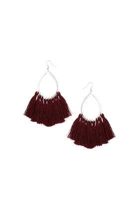 Topshop Tassle Teardrop Earrings