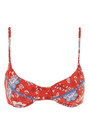 Topshop *lucia Triangle Bikini Top By Mink Pink