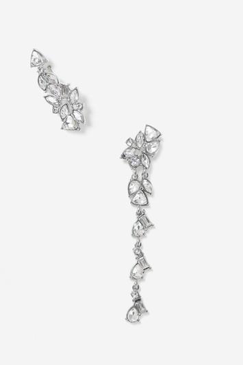 Topshop Navette Asymmetric Earrings