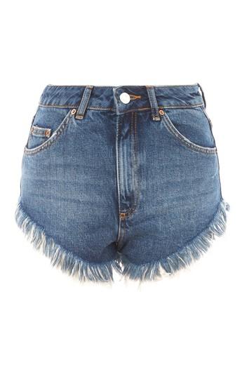 Topshop Frey Hem Kiri Shorts