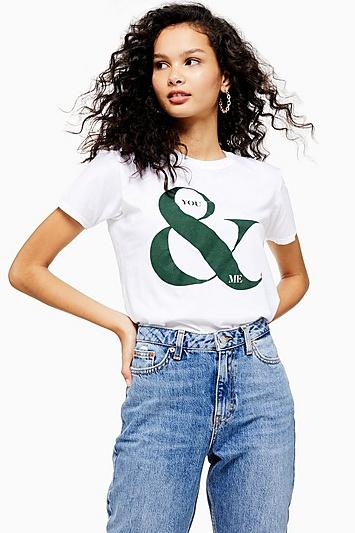Topshop You And Me T-shirt