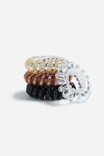 Topshop Natural Plastic Hair Spirals