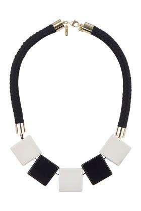 Topshop Mono Cube Necklace