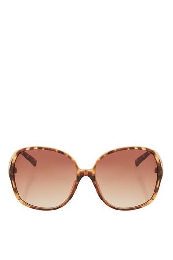 Topshop Portugal Oversized Tortoise Shell Sunglasses