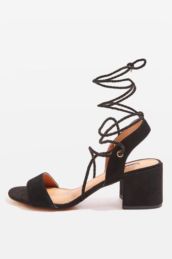 Topshop Nevada Ankle Tie Sandals