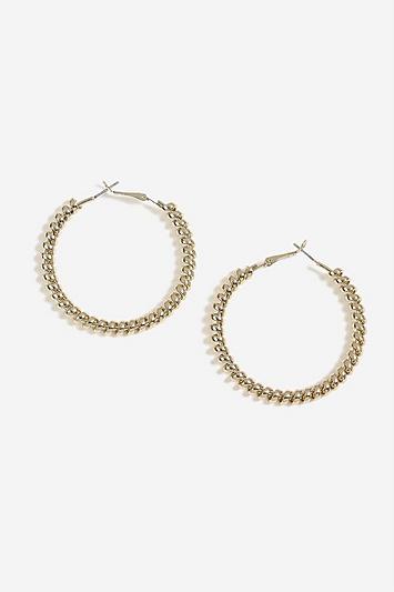Topshop Coil Hoop Earrings