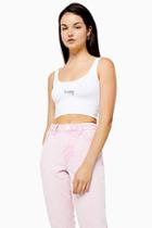 Topshop Happy Embroidered Camisole Top