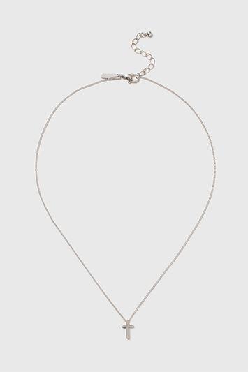 Topshop Simple Cross Ditsy Necklace