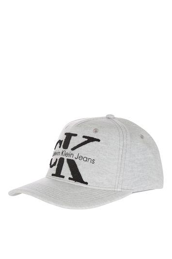 Topshop Grey Logo Cap By Calvin Klein