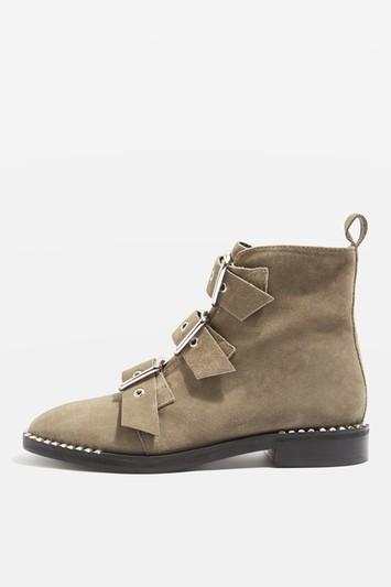 Topshop Alfie Buckle Boots