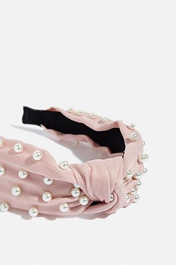 Skinny Dip *blush Pearl Headband By Skinnydip