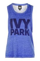 Topshop Logo Drop Armhole Tank By Ivy Park