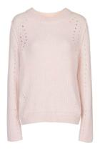 Topshop Pointelle Crew Jumper