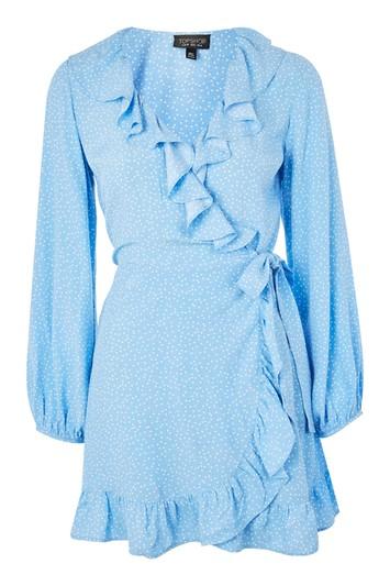 Topshop Ruffle Tea Dress