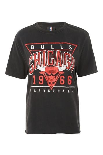 Topshop Chicago Bulls Relaxed T-shirt By Unk X Topshop