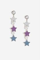 Topshop Star Pearl Drop Earrings