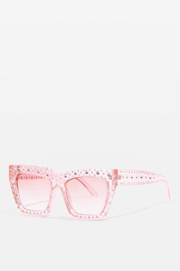 Topshop Crystal Wilma Sunglasses