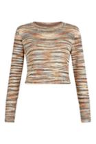 Topshop *cross Roads Orange Jumper By Goldie