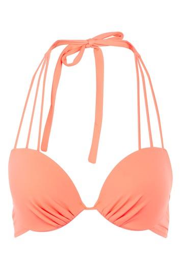 Topshop Multi Strap Plunge Bikini Top