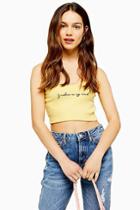 Topshop Petite 'sunshine On My Mind' T-shirt