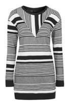 Topshop Cutabout Stripe Tunic Dress