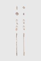 Topshop Asymmetric Earrings Multipack