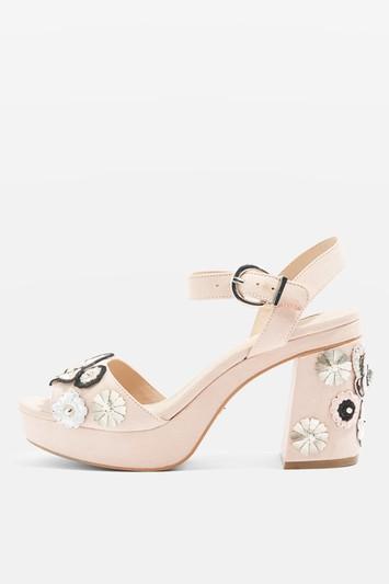 Topshop Laney Embellished Platform Sandals