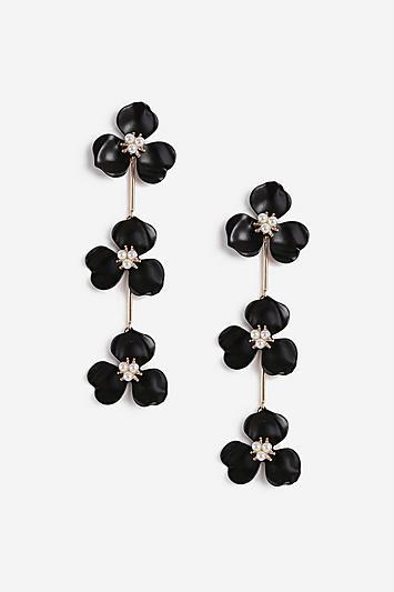 Topshop *flower Drop Earrings