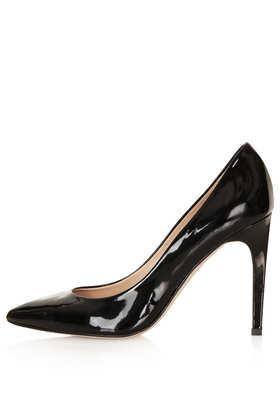 Topshop Glimmer Set Back Heel Courts