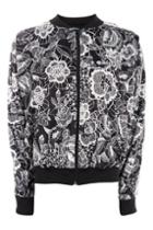 Topshop Floral Cape Jacket By Adidas Originals