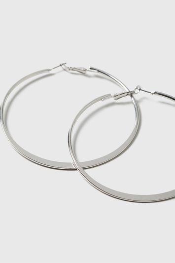 Topshop *flat Hoop Earrings