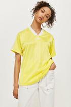 Topshop Fashion V-neck T-shirt By Adidas Originals