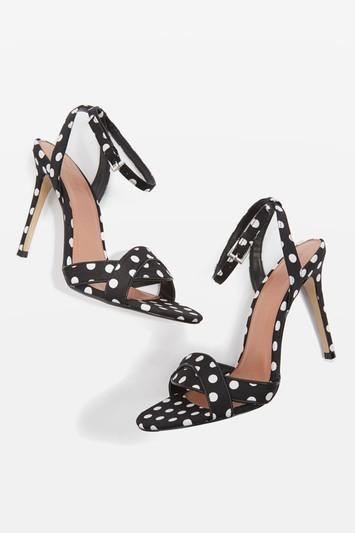 Topshop Sally Polkadot Sandals
