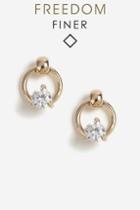 Topshop Freedom Finer Rhinestone Drop Earrings